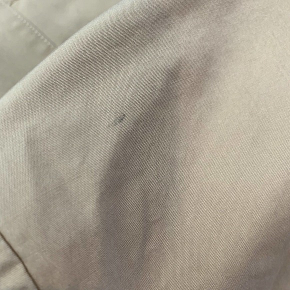 Everlane Swing Trench Coat XS Khaki Beige Jacket Short Body Cotton Preppy B9 - Picture 8 of 10